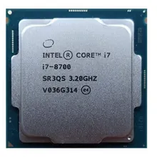 CPU Intel Core i7 8700 Cũ | LGA 1151, 6 nhân/12 luồng, Max 4.6 GHz