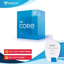 CPU Tray Intel Core i3-10105 (3.7GHz turbo up to 4.4Ghz, 4 nhân 8 luồng, 6MB Cache, 65W) - Socket Intel LGA 1200