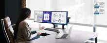 [Cũ] Màn hình Dell P2422H (2B.8" / Fhd / Ips / 60Hz / 8Ms / 250Nits / Hdmi+Dp+Card màn hình+Usb / Phẳng) | BH 3T STAR