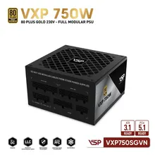 [Cũ] Nguồn máy tính VSP VXP 750W SGVN Gold Modular | BH 3T STAR
