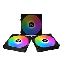 Fan case XIGMATEK Starlink Ultra Black EN41303 | ARGB, Modular Design, bộ 3 fan
