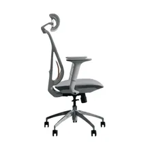 Ghế công thái học Epione ElysChair Cool Gray | Lưng lưới, Kèm tựa đầu, Xám