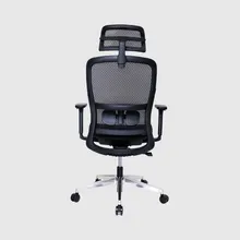 Ghế công thái học GAMI LUM2 | Đen, 150kg, Chân xoay, tay 3D, Lưng lưới