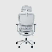 Ghế công thái học GAMI LUM2 | Xám, 150kg, Chân xoay, tay 3D, Lưng lưới