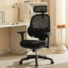 Ghế công thái học OEM E3 Lite | Hồng, 150kg, Chân xoay, Lưng lưới