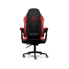 Ghế gaming CENTAUR MECHA | Đỏ, 150kg, Chân xoay, Da PU