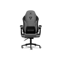 Ghế gaming CENTAUR MECHA | Xám, 150kg, Chân quỳ, Lưng vải