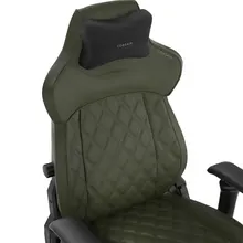 Ghế gaming CORSAIR TC500 LUXE | Xanh lá, 150kg, Chân xoay, Lưng vải (CF-9010068-WW)