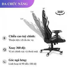 Ghế gaming S-RACER Black