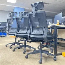 Ghế Văn Phòng Manson Ergonomic | Màu Đen, Công thái học, Tay Gập