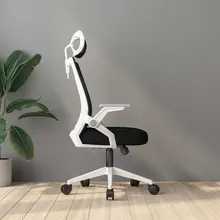 Ghế Văn Phòng Manson Ergonomic | Màu Trắng, Công thái học, Tay Gập