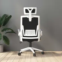 Ghế Văn Phòng Manson Ergonomic | Màu Trắng, Công thái học, Tay Gập