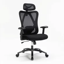 Ghế Warrior Ergonomic Hero Series WEC501 Plus Đen chân xoay