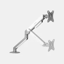 Giá treo màn hình HyperWork T6 Pro (HPW-T6P.V2-SLV) | 17-32 inch, Tay treo đơn, Trắng xám