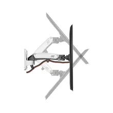 Giá treo màn hình North Bayou F120 | 17"-27", Màu xám, Treo tường