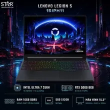 Laptop Gaming Lenovo Legion 5 15IPH11 83RW0023VN | Ultra 7 356H, 16GB DDR5, SSD 512GB NVMe, RTX 5060 8GB, 15.3" WQXGA OLED 165Hz