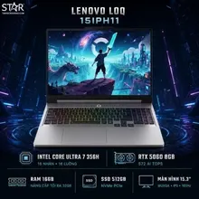 Laptop Gaming Lenovo LOQ 15IPH11 83SL000LVN | U7-356H, 16GB DDR5, SSD 512GB NVMe, RTX 5060 8GB, 15.3" WUXGA IPS 165Hz, Xám