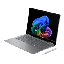 Laptop HP OmniBook X Flip 14-fk0082AU | Ryzen Al 7 350, 32GB LPDDR5x, SSD 1TB NVMe, 14" 2K Touch, Pen, AMD Graphics , W11H+Office, Bạc (BZ7N8PA)