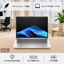 Laptop văn phòng HP PROBOOK 4 G1I (BQ5B3PT) | U5-225U, 16GB DDR5, SSD 512GB NVMe, 14" WUXGA IPS, Intel Graphics