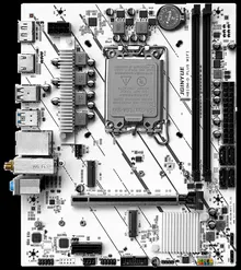 Mainboard JGINYUE H610M-D Plus Wifi Đen