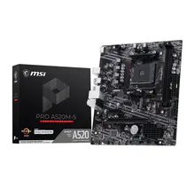 Mainboard MSI PRO A520M-S | AMD A520, AM4, 2 khe DDR4, PCIe 3.0