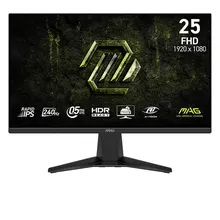 Màn hình Gaming MSI MAG 255F X24 | 25 inch, Full HD, Rapid IPS, 240Hz, HDR Ready