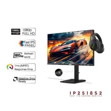 Màn hình Gaming VSP IP2518S2 | 24.5 inch, Full HD, IPS, 180Hz, 1ms MPRT, HDR, FreeSync, Chân CTH, Đen