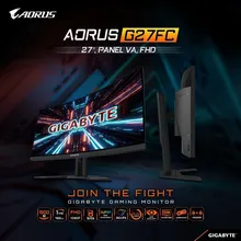 Màn Hình Máy Tính Cũ Gigabyte G27FC (27inch, Full HD, VA, 165Hz, 1ms, 250 cd/m², Cong, 1500R)
