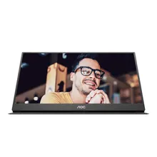 Màn Hình Máy Tính di động AOC 16T20 | 15.6 inch, Full HD, IPS, 60Hz, 5ms, 16.7 triệu màu, USB-C, kèm Foldable Smart Cover