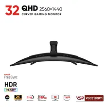 Màn Hình Máy Tính Gaming 2k VSP VG3218QC1 | 31.5 inch, QHD, VA, 180Hz, 1Ms, Cong