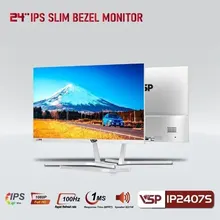 Màn Hình Máy Tính Gaming VSP IP2407S trắng | 23.8 inch, Full HD, IPS, 100Hz, 5ms, phẳng