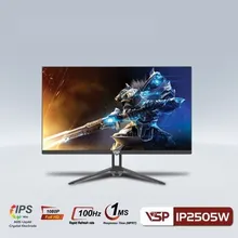 Màn Hình Máy Tính VSP IP2505W | 24.5 inch, Full HD, IPS, 100Hz, 1ms, phẳng, đen