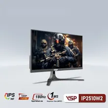 Màn Hình Máy Tính VSP IP2510W2 - Đen | 24.5 inch, Full HD, Fast IPS, 180Hz, 1ms, phẳng