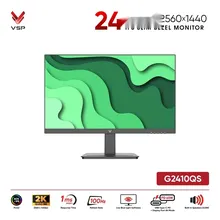 Màn hình Văn phòng 2K VSP G2410QS | 24 inch, QHD, IPS, 100Hz, USB Type-C PD 65W, Loa kép