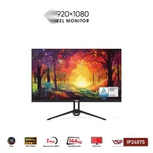 Màn hình Văn phòng VSP IP2407S | 24 inch, Full HD, IPS, 144Hz, 1ms, Đen