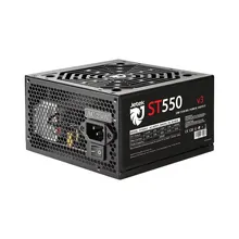 Nguồn máy tính Jetek ST550 V3 550W | 450W Liên tục, Non Modular, Cáp dẹt, ATX, Đen