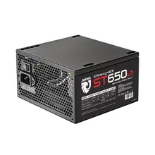 Nguồn máy tính Jetek ST650 V3 600W Cáp Dẹt Đen | ATX, Single Rail, 2 PCIe 6+2-pin
