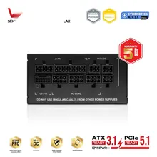Nguồn máy tính SFX VSP VGF750 | Full Modular, Cybenetics Platinum, 750W, Đen