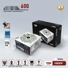 Nguồn Máy Tính VSP Elite V600P White 600W | Non Modular, ATX