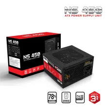 Nguồn máy tính VSP NS450 450W Đen | ATX, Cáp dẹt