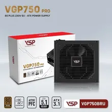 Nguồn Máy Tính VSP VGP 750W BRU Bronze ATX 3.1 PCIe 5.1 (230V)