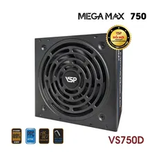 Nguồn Máy Tính VSP VS750D 750W | Non Modular, ATX