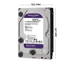 Ổ cứng HDD Western Digital Purple 2TB WD23PURZ Chính Hãng | SATA III, 3.5", 256MB Cache, CMR