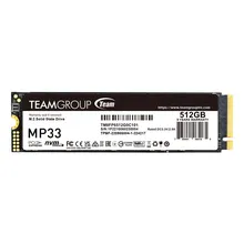 Ổ cứng SSD TeamGroup MP33 512GB | PCIe Gen3 x4 NVMe, M.2 2280 (TM8FP6512G0C101)