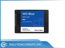 Ổ cứng SSD WD Blue SA510 SATA SSD 1TB / 2.5in 7mm / SATA III / Read up to 560MB/s - Write up to 520MB/s - Up to 90K/82K IOPS (màu xanh Blue) WDS100T3B0A