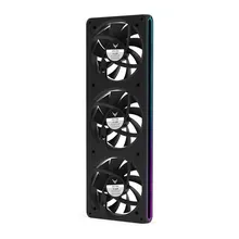 Quạt tản nhiệt PC Centaur Gustcen CG-360 ARGB (Sync Main) | Gió Ngược, Kit 3 Fan 120mm, 2200 RPM, 165 CFM, Đen