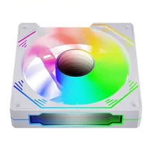 Quạt tản nhiệt PC Coolmoon F3 | Kit 3 fan 122mm, ARGB, Trắng