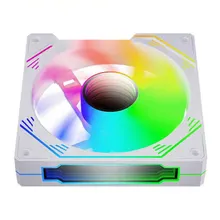 Quạt tản nhiệt PC Coolmoon / Leopard F3 | Fan lẻ 120mm, ARGB, Gió ngược, Trắng