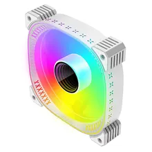 Quạt tản nhiệt PC Coolmoon TY1 RGB | Fan lẻ 120mm, ARGB, Trắng