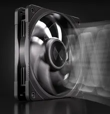 Quạt tản nhiệt PC Jungle Leopard P2 APEX | 120mm, Dual Ball Bearing, Không LED, Đen